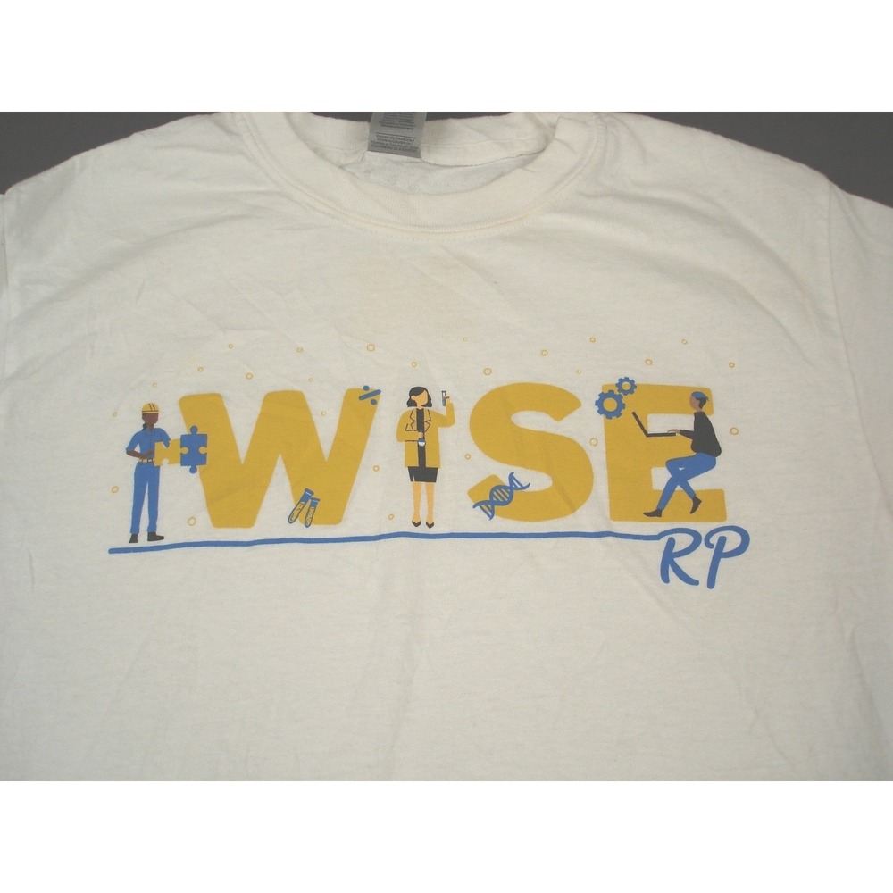 Gildan Unisex Michigan WISE RP Science Engineering‎ T-Shirt Small White STEM - Picture 3 of 7